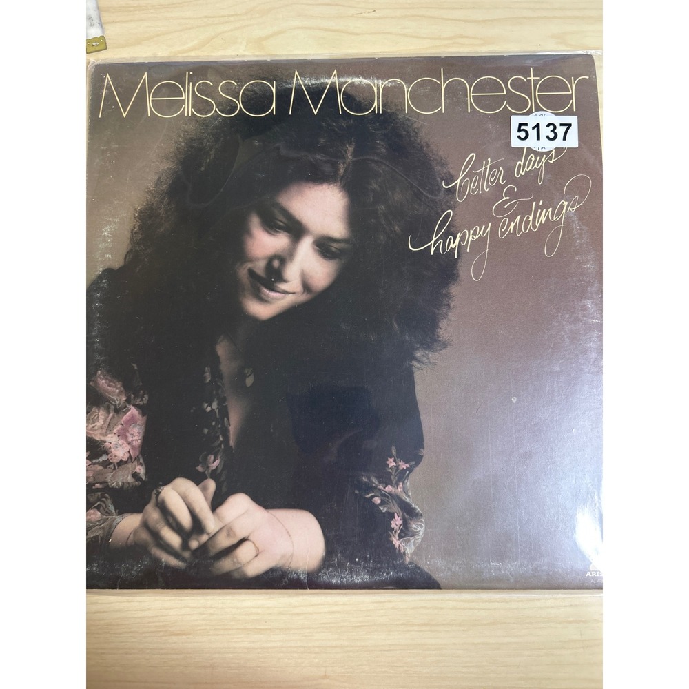 Melissa Manchester Better Days & Happy Endings Vinyl‎ LP Promo Arista AL 4067